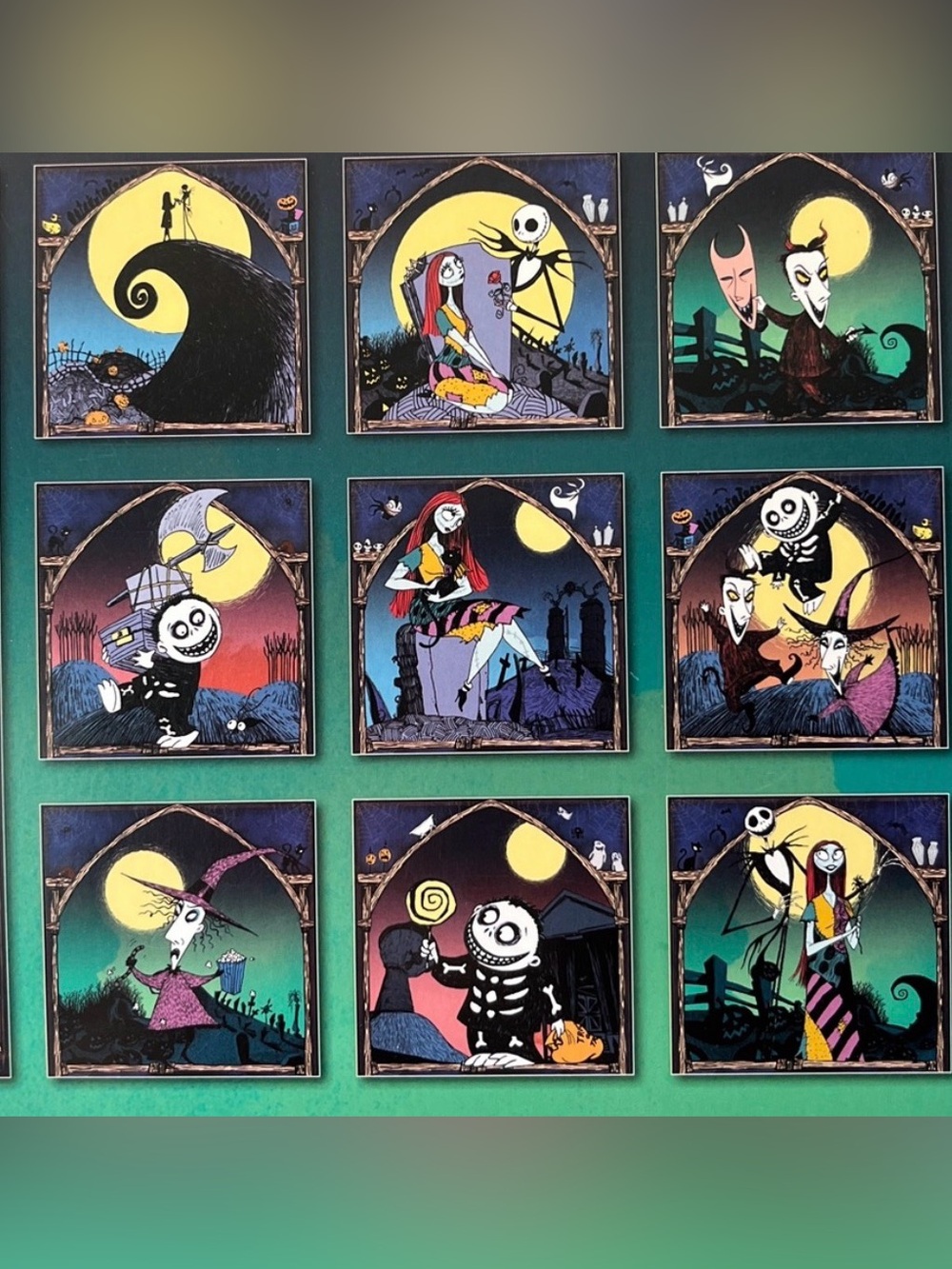 Tim Burton Nightmare Before Christmas 2026 Wall Calendar 16 Month Disney New